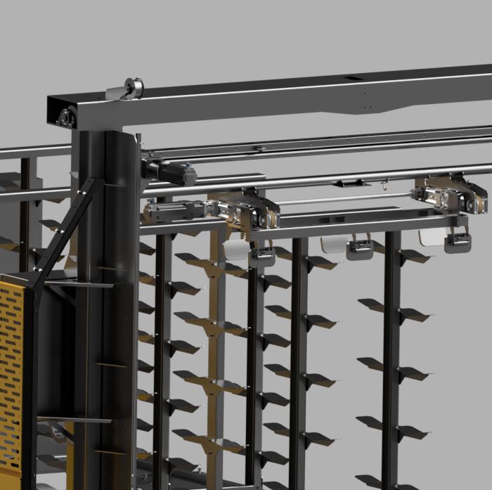 Multi-tier Trolley Loading Machine